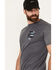 Image #2 - Howitzer Men's No Fear Short Sleeve Graphic T-Shirt, Charcoal, hi-res