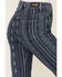 Image #4 - Shyanne Women's Dark Wash Southwestern Lazer Stripe Print Super Flare Jeans, , hi-res