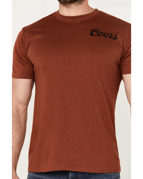 Image #3 - Changes Men's Coors Logo Short Sleeve Graphic T-Shirt, Russett, hi-res