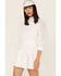 Image #2 - Maia Bergman Women's Nao Lace Tiered Mini Dress, White, hi-res