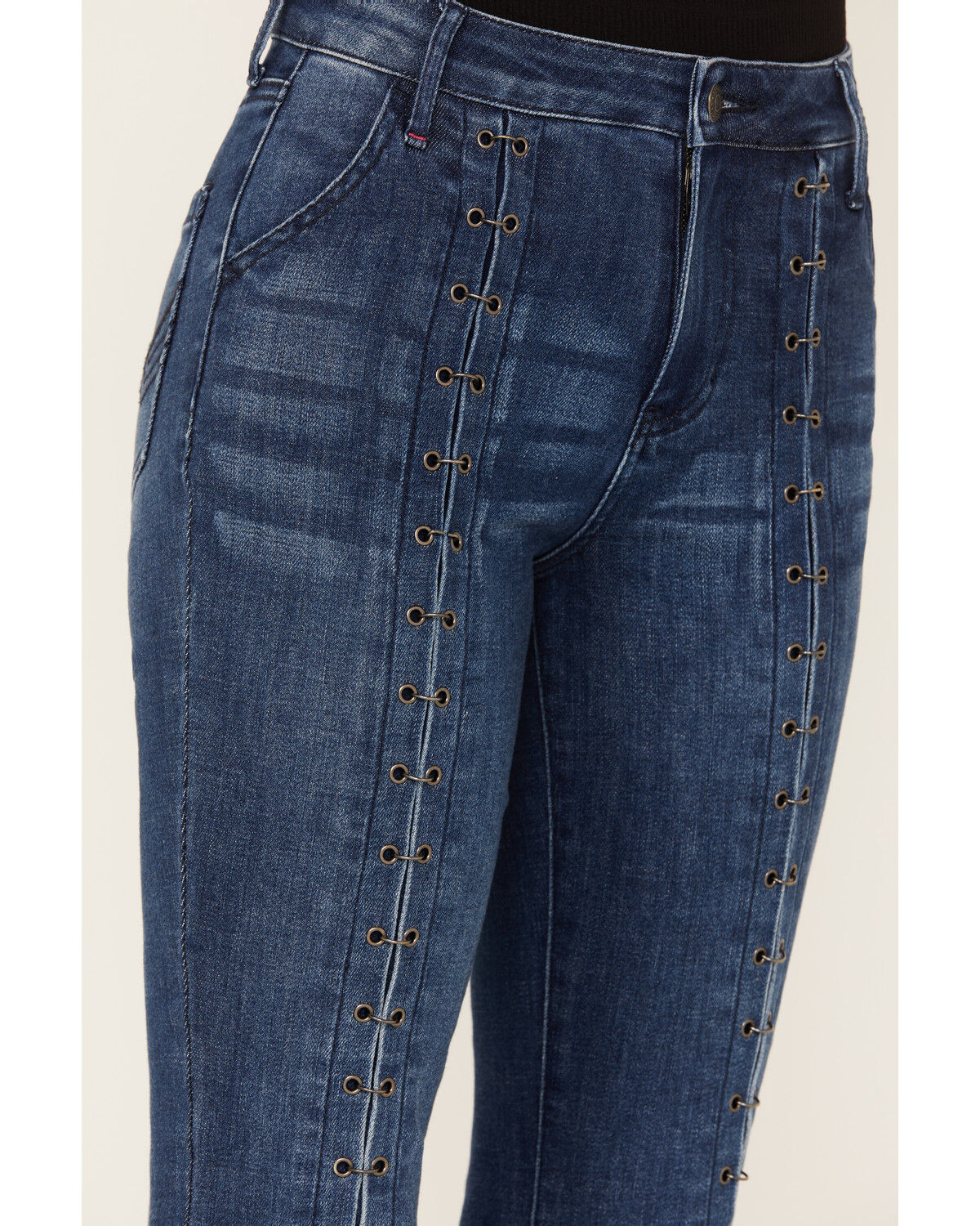Image #2 - Idyllwind Women's Arena Avenue High Risin' Flare Jeans, Dark Wash, hi-res