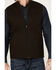 Cinch Men's Wool Canvas Reversible Zip-Front Vest , Brown, hi-res