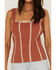 Image #4 - Idyllwind Women's Sparrow Pointelle Rib Lace Tank Top, , hi-res