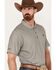 Image #2 - RANK 45® Men's Engineer Short Sleeve Polo Shirt, Grey, hi-res