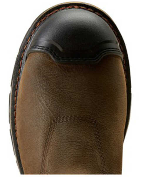 Image #4 - Ariat Men's Stump Jumper BOA Waterproof Work Boots - Composite Toe , Brown, hi-res
