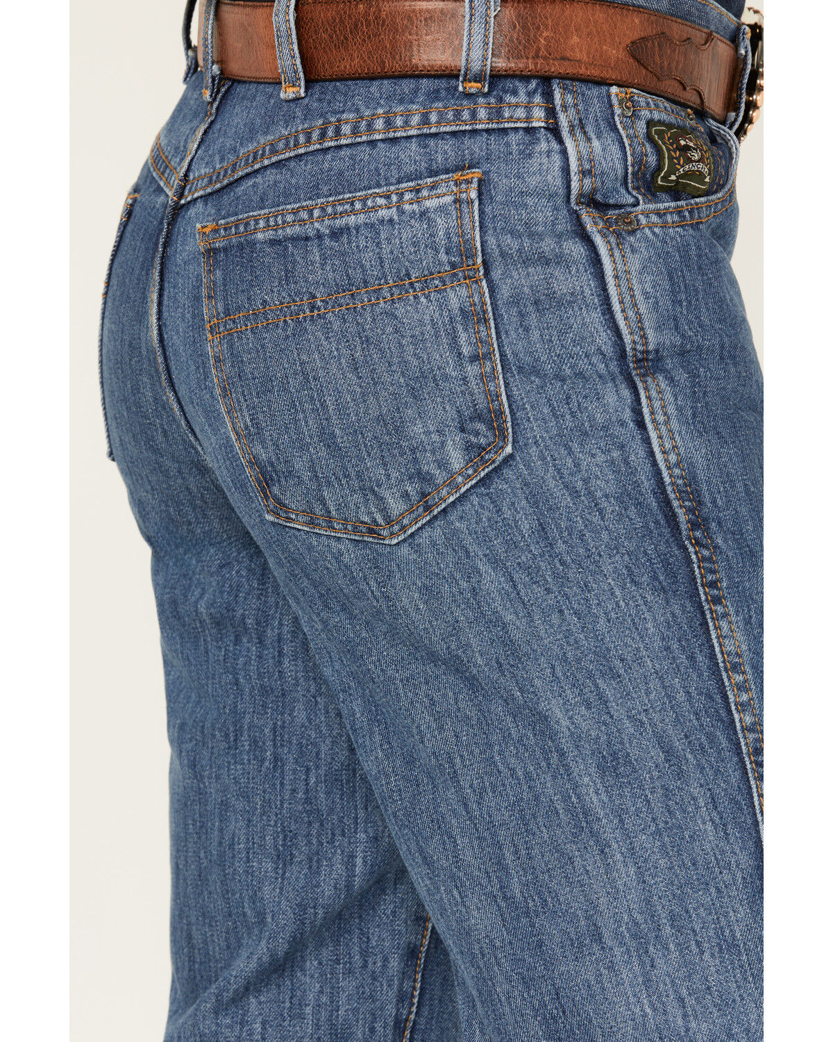 Image #4 - Cinch Men's Relaxed Fit Green Label Jeans, Blue, hi-res