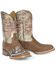 Image #1 - Tin Haul Men's Bomb Girl Western Boots - Broad Square Toe, Brown, hi-res
