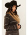 Image #2 - Cruel Girl Women's Faux Fur Jacket, Grey, hi-res