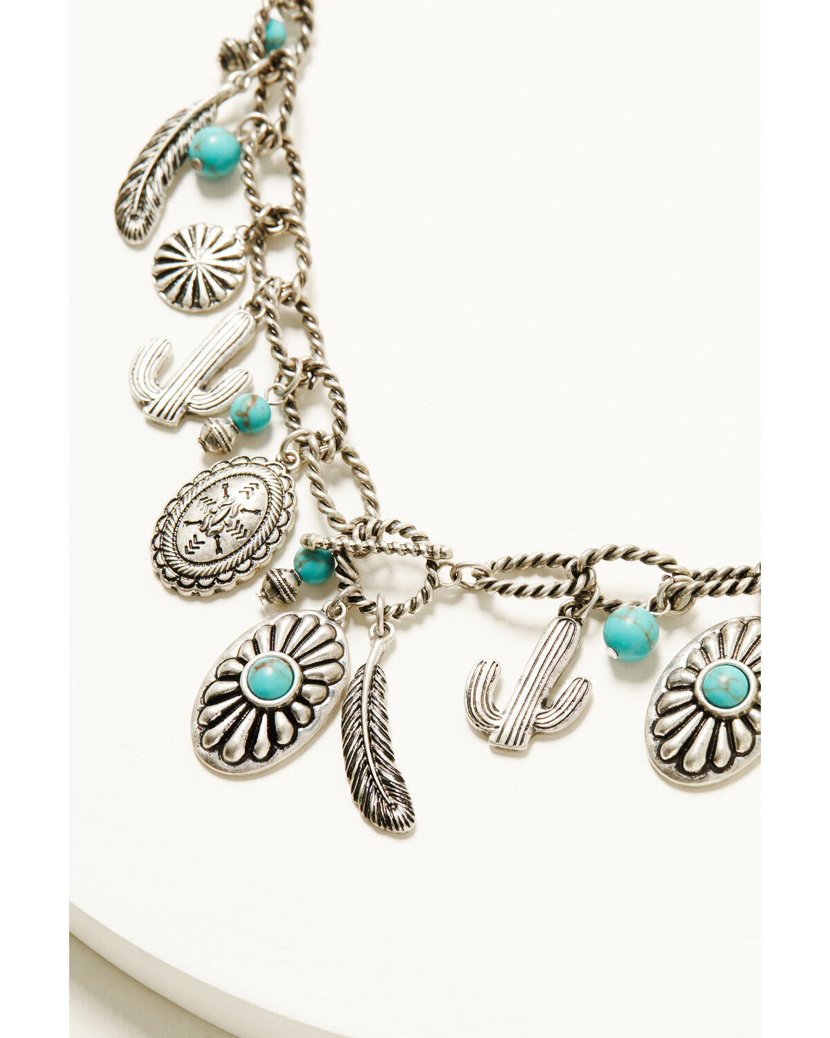 Image #2 - Shyanne Women's Wildheart Multi-Charm Necklace, Silver, hi-res