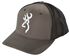 Browning Men's Buckmark Flex Fit Cap - S/M, Charcoal Grey, hi-res