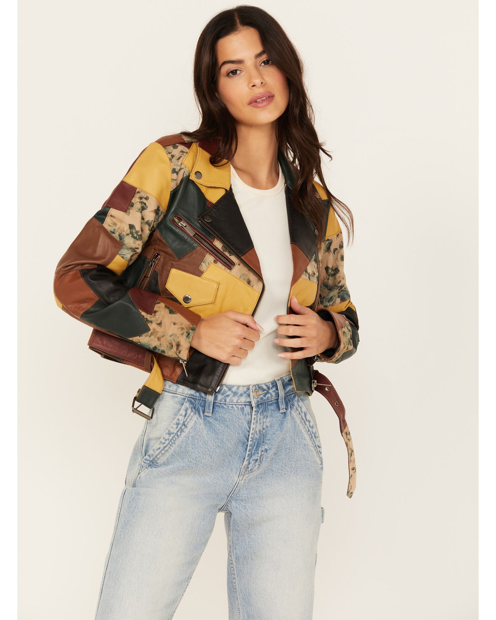 【値下交渉可】ELVIRA 17SS PATCHWORK JACKET