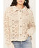 Miss Me Women's Crochet Shacket, Beige, hi-res