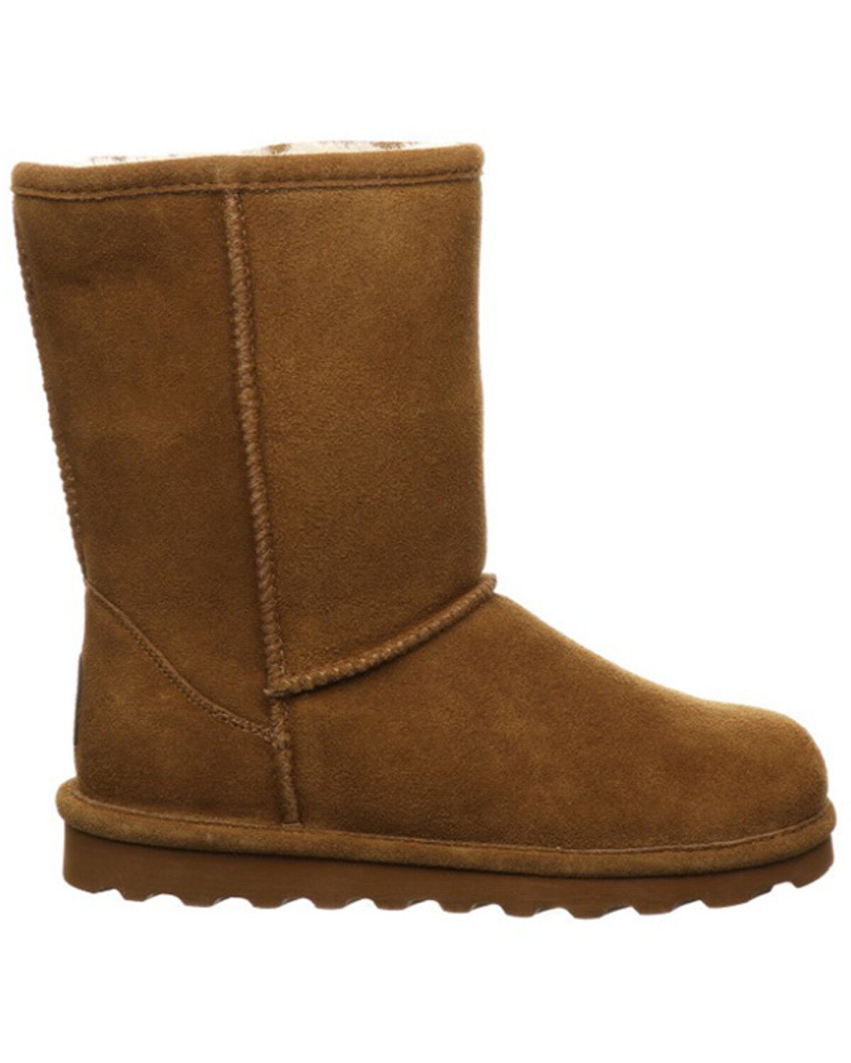Image #2 - Bearpaw Women's Elle Short Wide Boots - Round Toe, Brown, hi-res