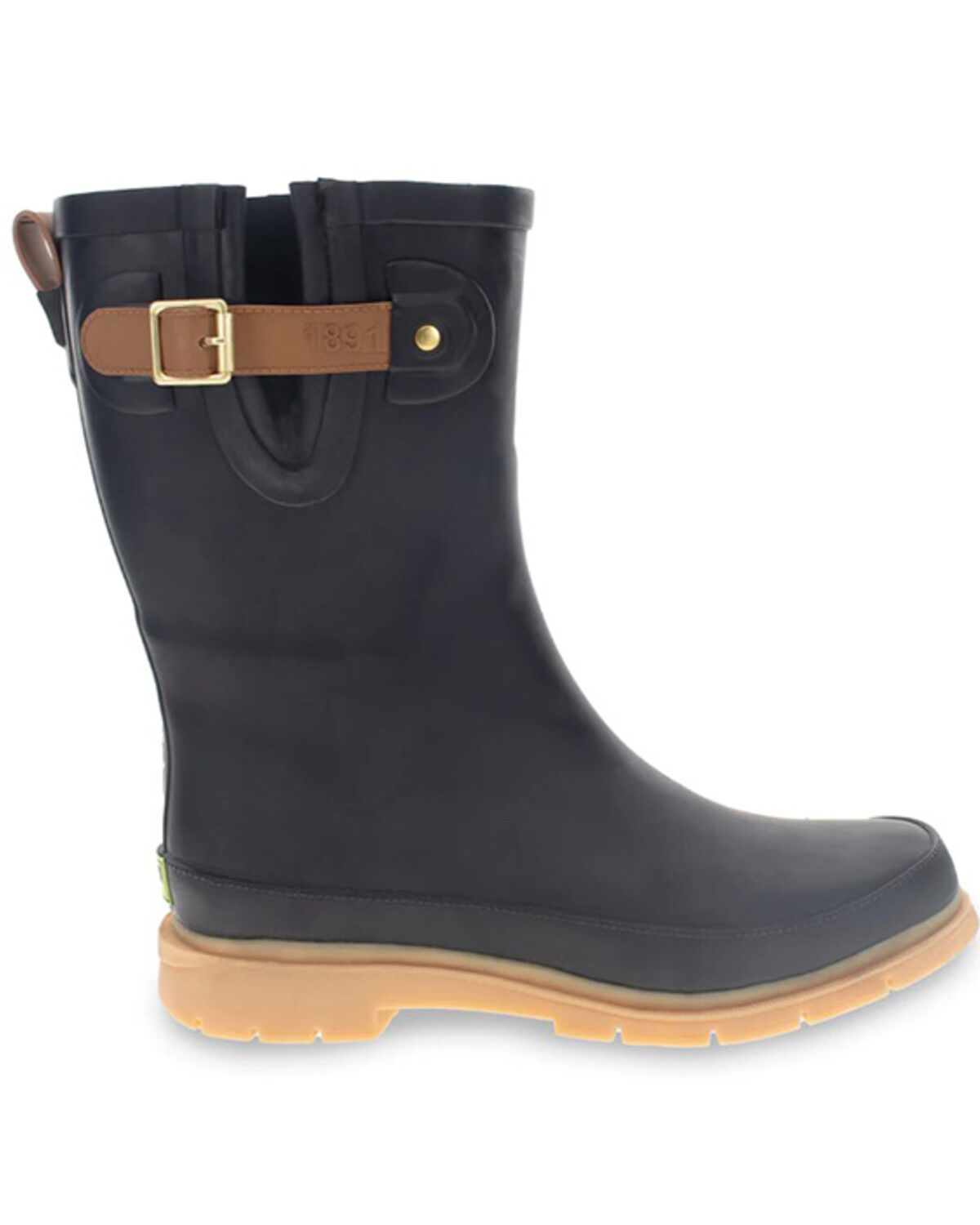 Image #2 - Western Chief Women's Heritage Mid Rain Boots - Round Toe, Black, hi-res