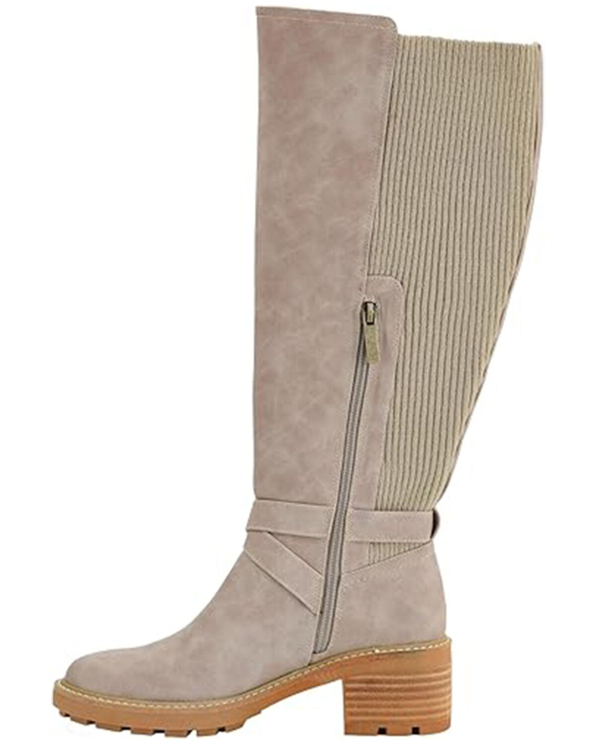 Image #3 - Corkys Women's High There Fashion Boots - Round Toe, Taupe, hi-res