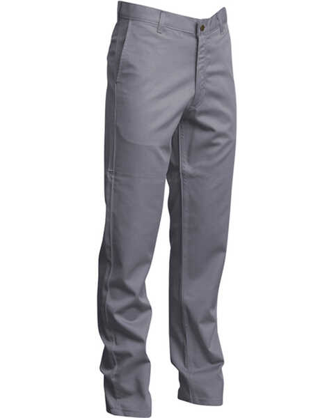 Lapco Men's FR UltraSoft Uniform Straight Leg Pants, Grey, hi-res