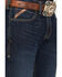 Image #2 - Ariat Men's Dark Wash Hampton Relaxed Bootcut Stretch Denim Jeans - Big, Dark Wash, hi-res