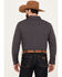 Image #4 - Blue Ranchwear Men's Laramie Striped Long Sleeve Western Snap Shirt, Dark Blue, hi-res