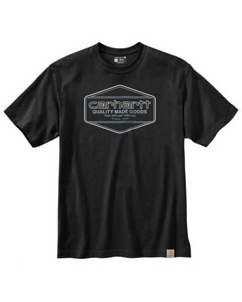 Carhartt Men's Loose Fit Short Sleeve Graphic Work T-Shirt, Black, hi-res