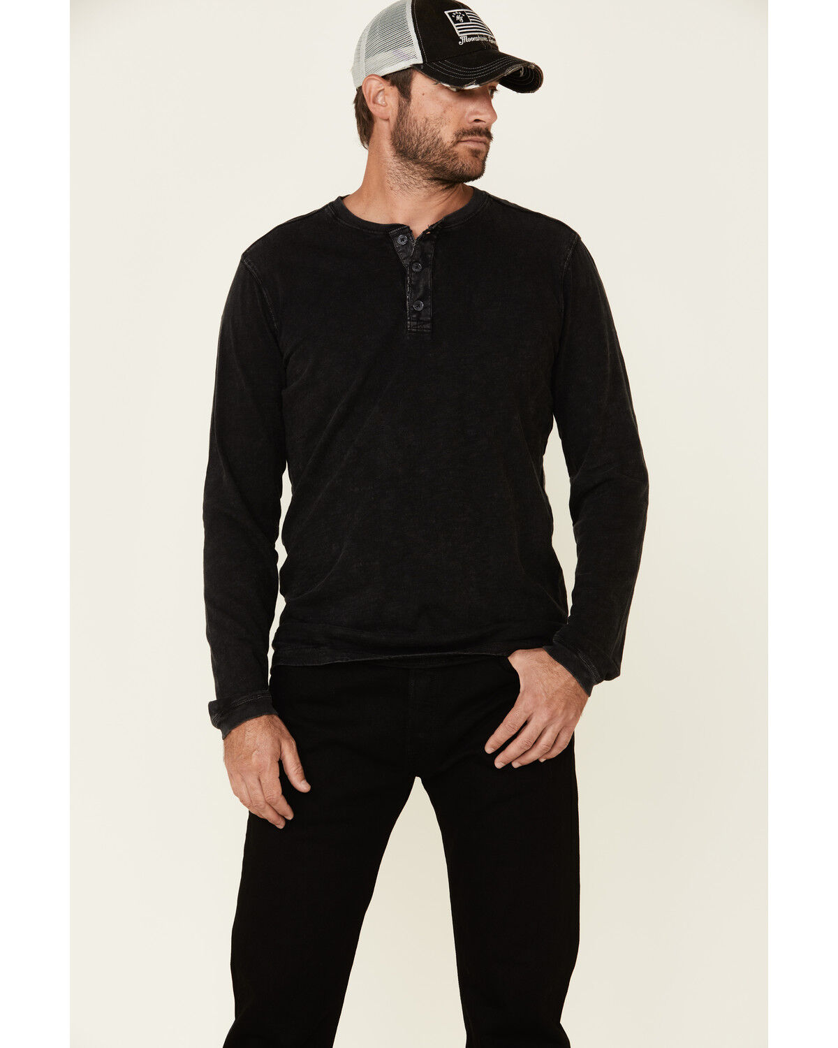 Image #3 - Levi's Men's 501 Black Original Fit Stretch Straight Jeans, Indigo, hi-res