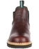 Georgia Boot Men's Romeo Waterproof Slip-On Work Shoes - Round Toe, Brown, hi-res