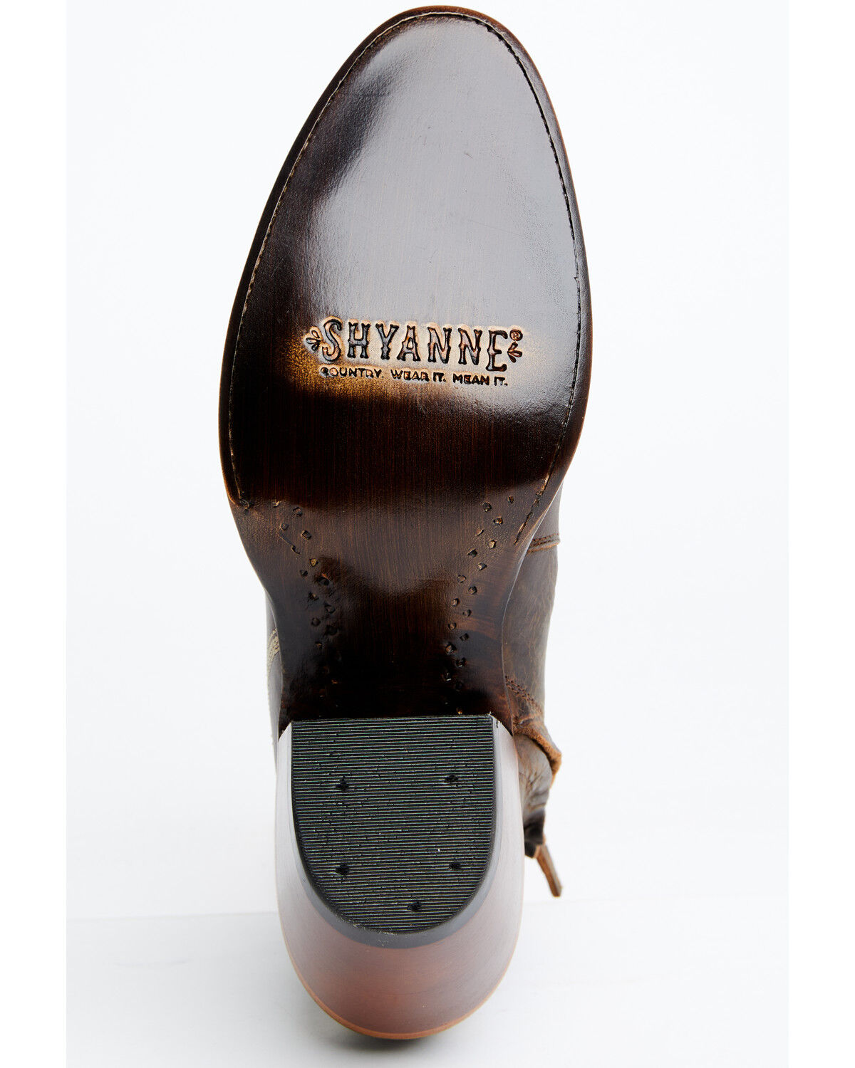 Image #7 - Shyanne Women's Summer Arena Western Booties - Round Toe, Brown, hi-res