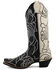 Image #3 - Twisted X Women's Steppin' Out Western Boots - Snip Toe, Black/white, hi-res