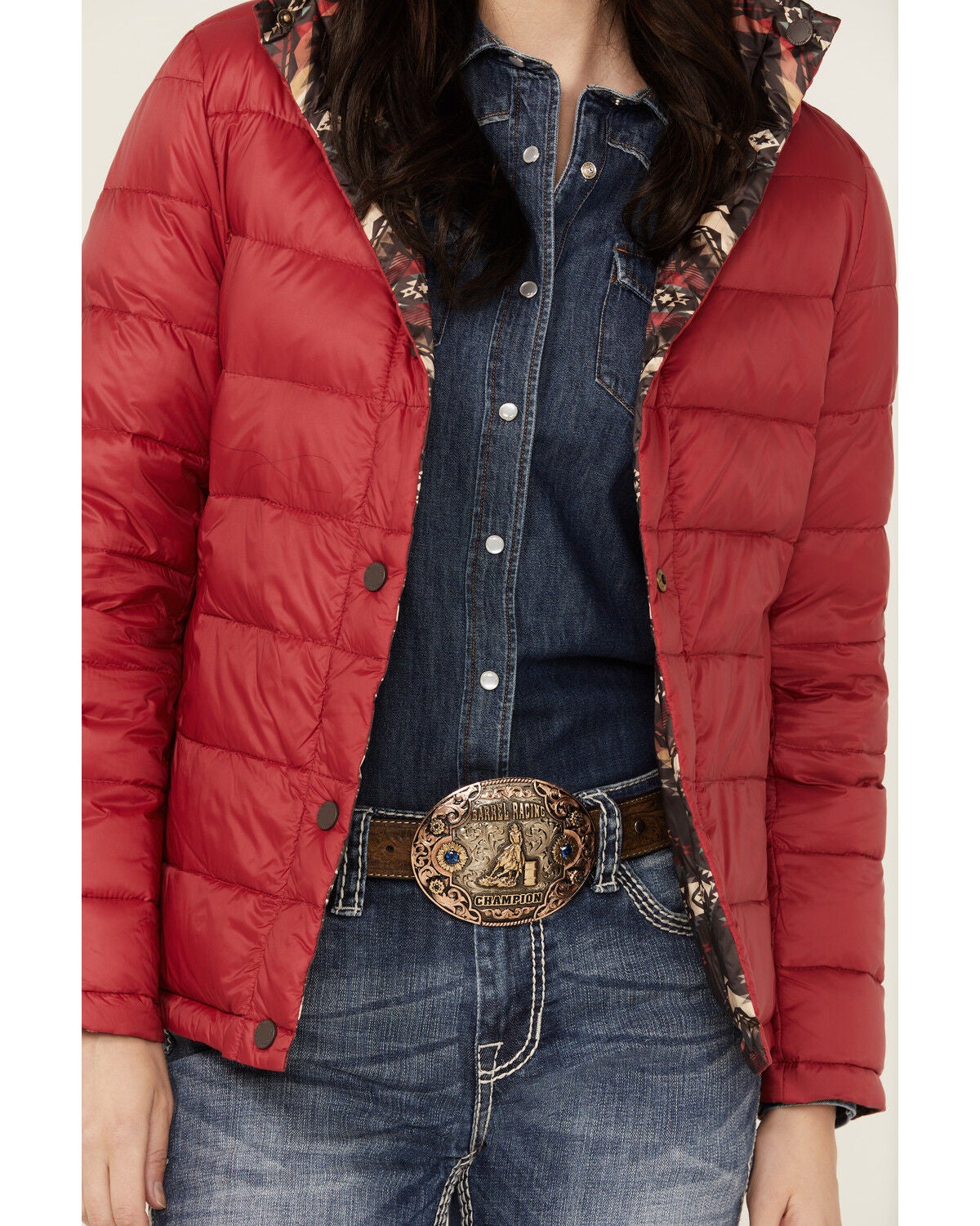 Image #3 - Pendleton Women's Biiteroot Reversible Packable Down Jacket , , hi-res
