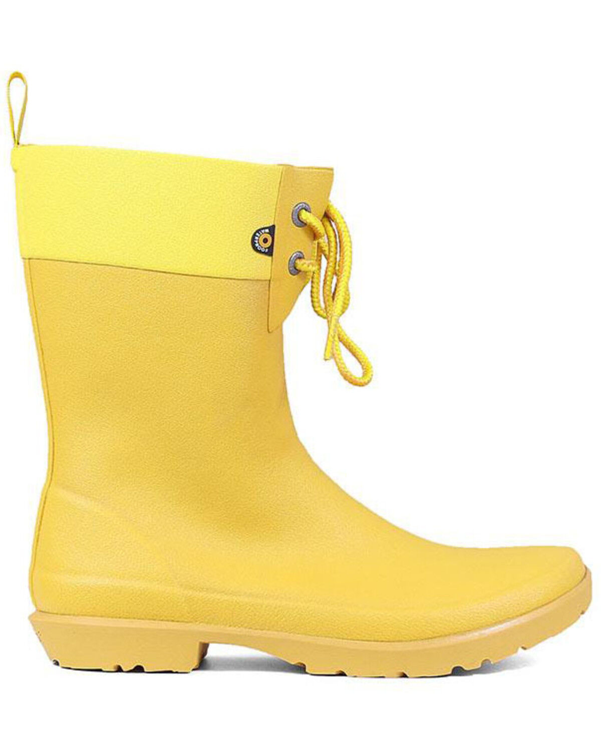 mustard rain boots
