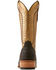 Image #3 - Ariat Men's Futurity Finalist Exotic Caiman Western Boots - Square Toe, Chocolate, hi-res