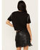 Image #4 - Idyllwind Women's Robin Rock & Roll Embellished Short Sleeve Graphic Tee , Black, hi-res