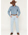 Image #1 - Wrangler Men's 13MWZ Jeans Cowboy Cut Original Fit Prewashed Jeans, Bleach Indigo, hi-res