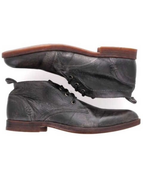 Image #3 - Bed Stu Men's Illiad Western Chukka Boots - Round Toe, Black, hi-res