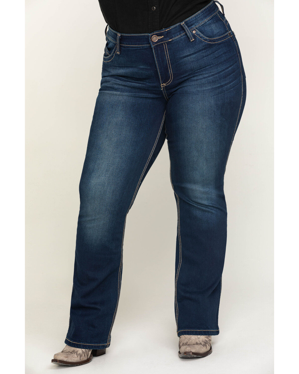Image #2 - Wrangler Women's Western Ultimate Riding Q-Baby Jeans - Plus, , hi-res