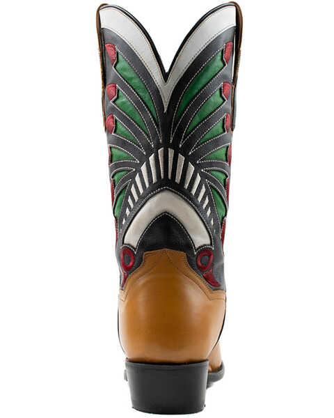 Image #5 - Dan Post Men's Tom Horn Western Boots - Snip Toe, Tan, hi-res