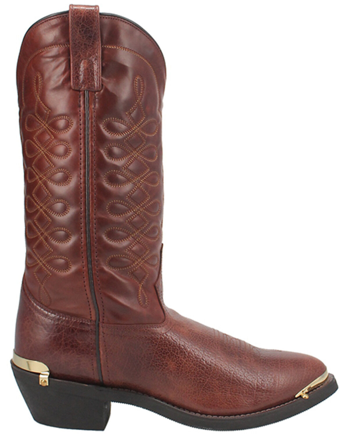 Image #2 - Laredo Men's 12" Western Boots - Round Toe, Russett, hi-res