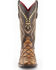 Image #3 - Ferrini Women's Bronco Western Boots - Square Toe, Dark Brown, hi-res