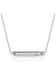 Image #1 - Montana Silversmiths Women's Setting the Crystal Bar Necklace, Silver, hi-res