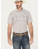 Image #1 - Moonshine Spirit Men's Banjo Paisley Print Short Sleeve Snap Western Shirt, Ivory, hi-res