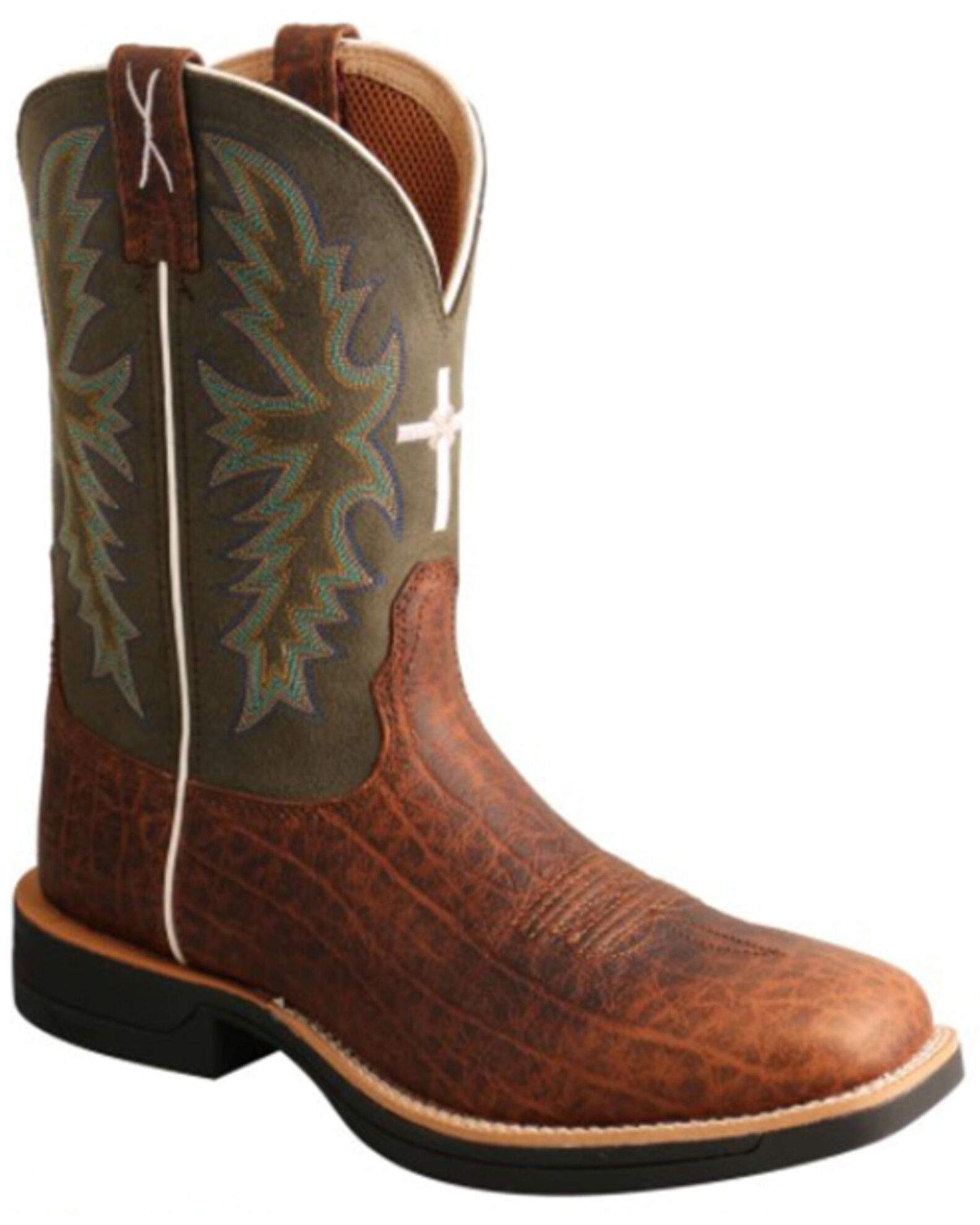 Twisted X Men s Tech X Western Boots Broad Square Toe Sheplers