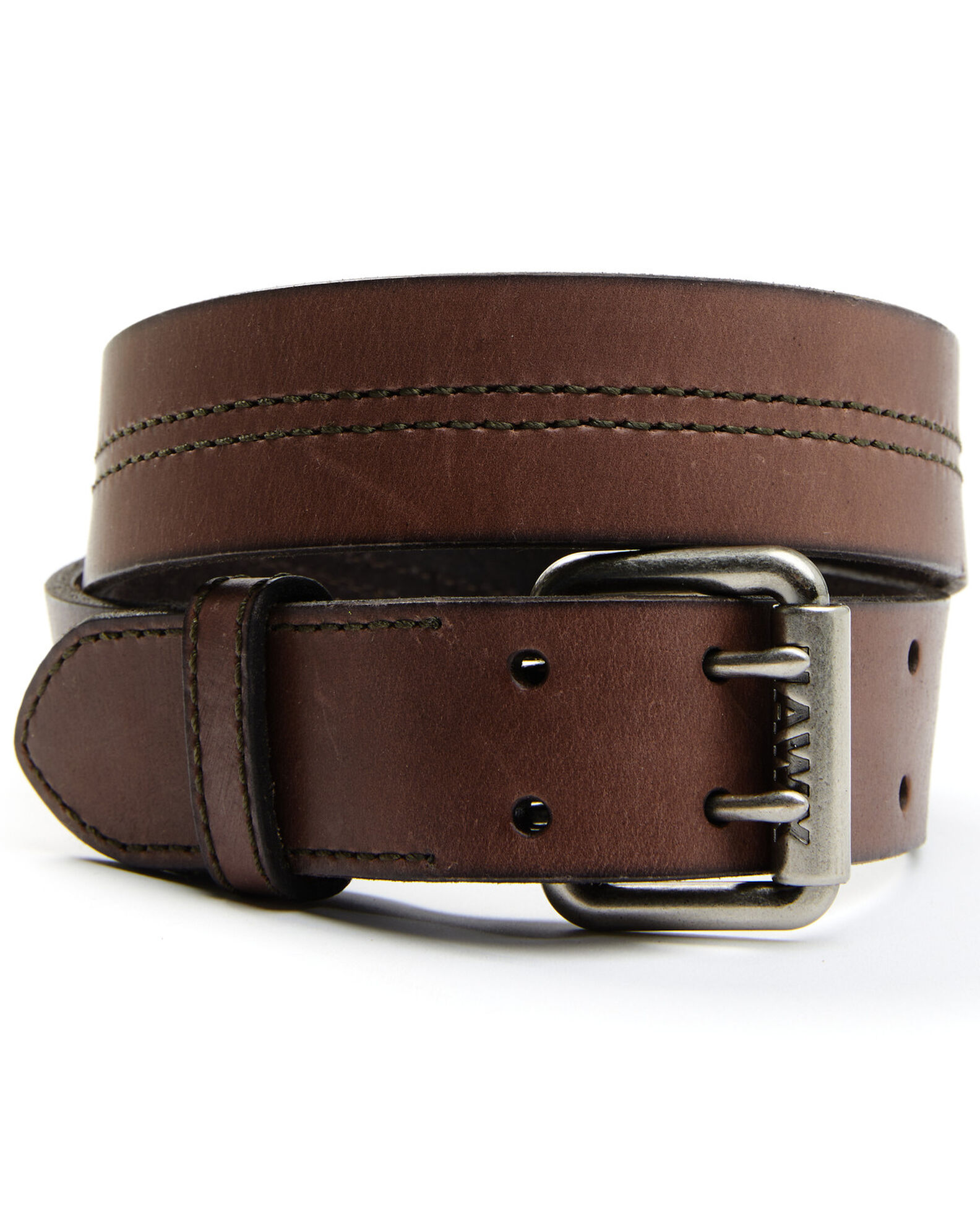 Men's double prong belt best sale