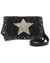 Mary Frances Women's Stardust Leather Beaded Crossbody Bag, Black, hi-res