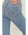 Image #4 - Levi's Women's Night Shift Light Wash High Rise Wedgie Straight Stretch Denim Jeans, Light Wash, hi-res