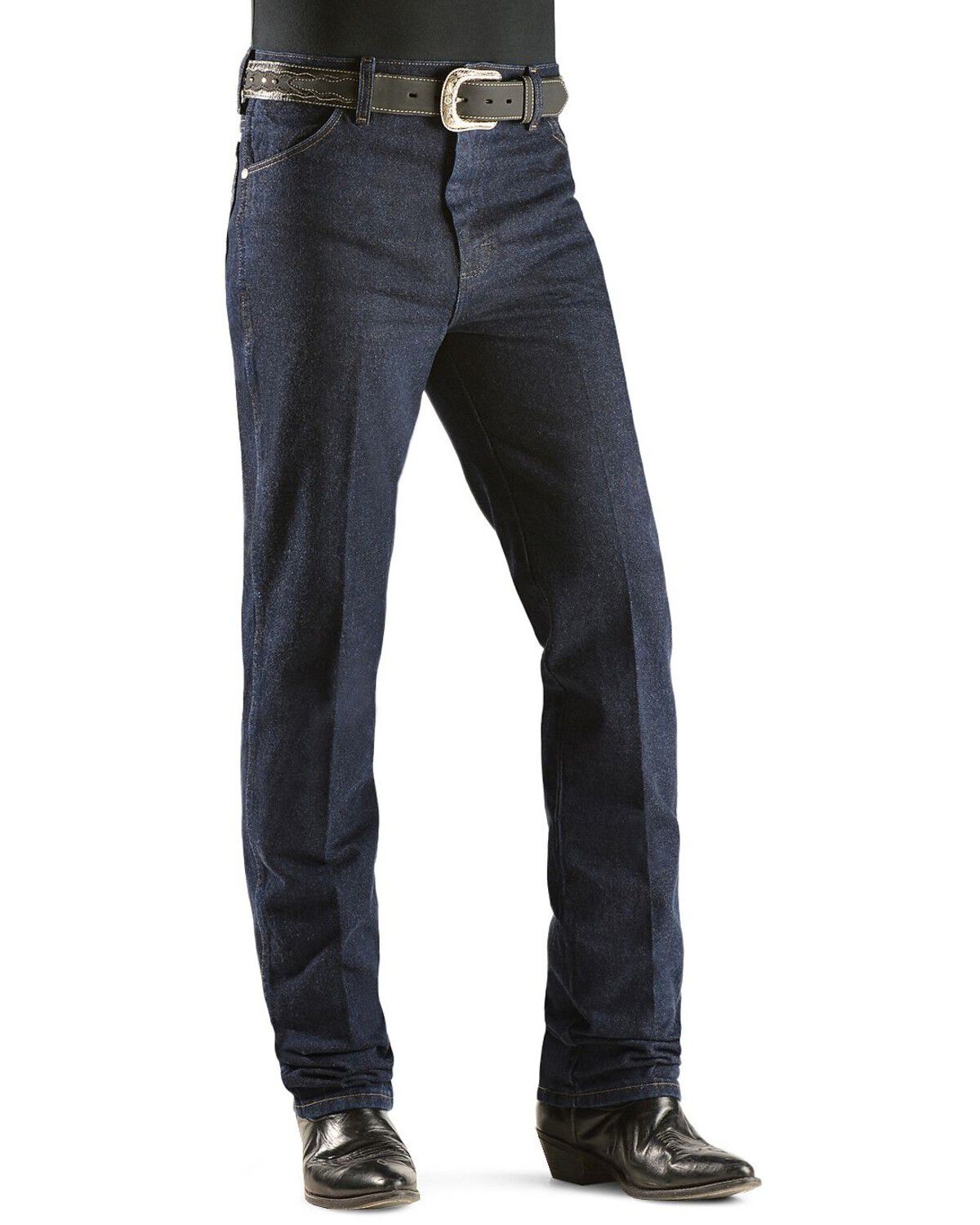 Image #2 - Wrangler Men's 933 Silver Edition Slim Fit Jeans, Dark Denim, hi-res