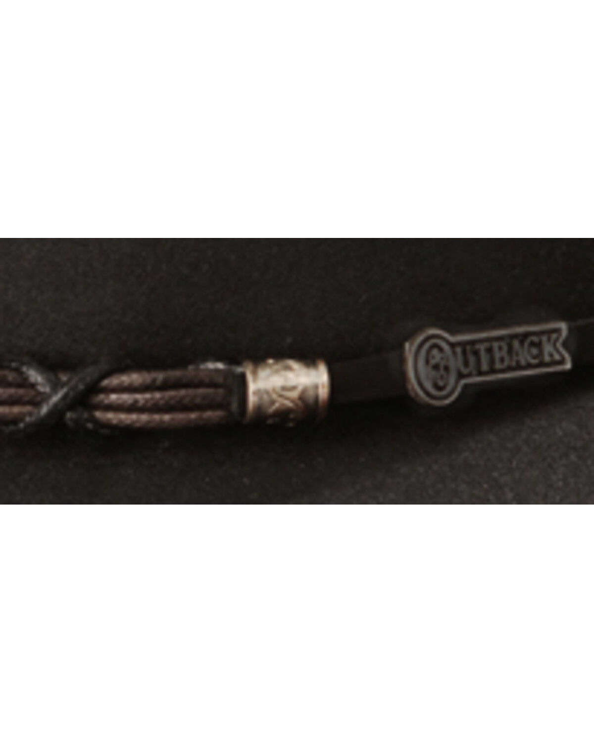 Image #2 - Outback Trading Co Men's Bootlegger Oilskin Hat, Black, hi-res