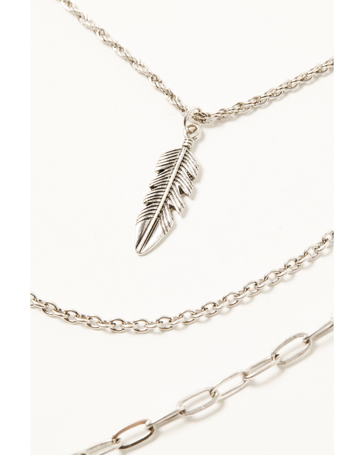 Image #3 - Idyllwind Women's Longspur Layered Necklace, Silver, hi-res