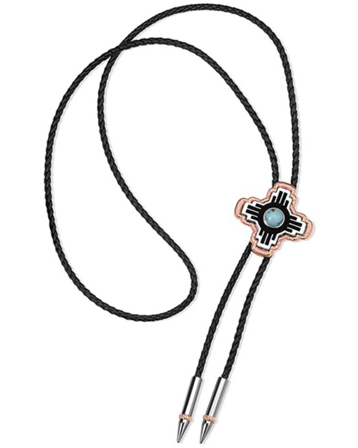 Image #1 - Montana Silversmiths Men's Sun Seeker Bolo Tie, Silver, hi-res
