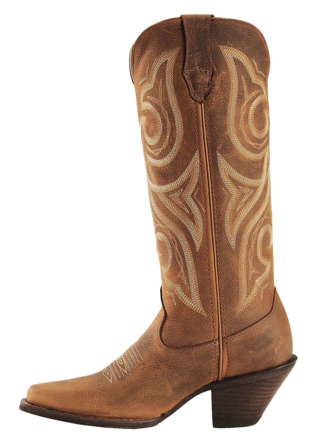 Image #3 - Crush by Durango Women's Jealousy Western Boots - Square Toe, Cognac, hi-res