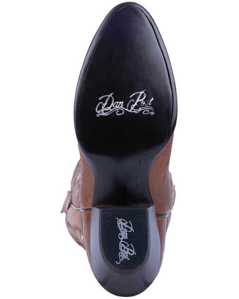 Image #7 - Dan Post Women's Tillie Western Boots - Round Toe, Brown, hi-res