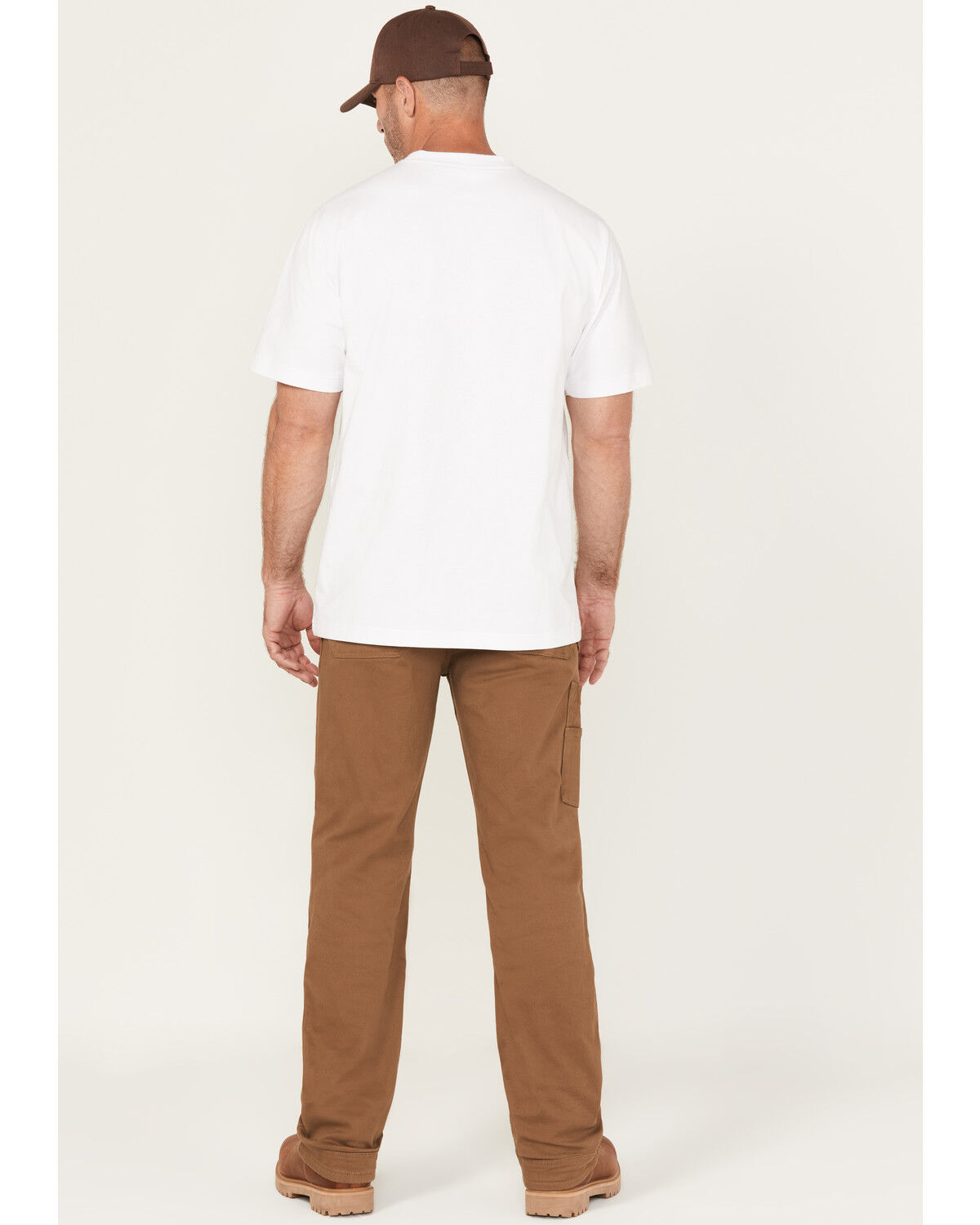 Image #3 - Ariat Men's Rebar M4 Washed Twill Dungaree Work Pants, Beige/khaki, hi-res